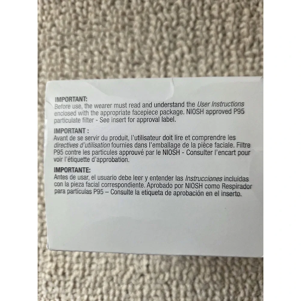 3M 5P71 P95 Particulate Filter Replacement Cartridges 07194 Box of 10